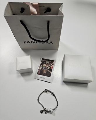 Pandora originale argento 925 + 4 charm 