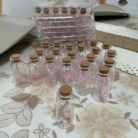 Set 80 bomboniere nascita femmina rosa bottiglie