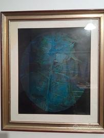 Quadro astratto olio su tela
