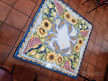 Tavoli in ceramica di Caltagirone ORIGINALI