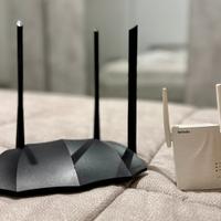 Modem Router Tenda AC1200 + Extender Tenda A18