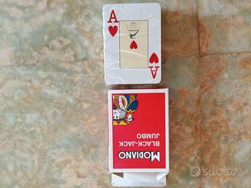 carte da gioco MODIANO mod. BLACK-JACK JUMBO