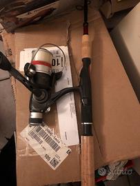 Canna da pesca da valigia con mulinello