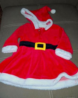 vestito babbo natale bambina 
