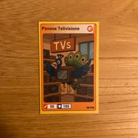Italian Brainrot Card n. 9 Pavone Telivisione