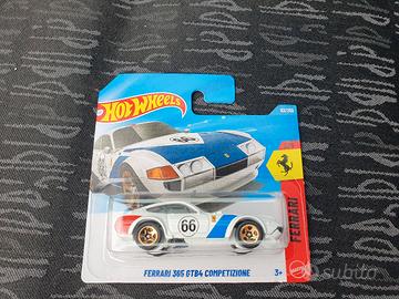 hot wheels Ferrari 365 GTB4 Daytona bianca