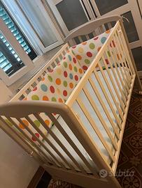 Lettino/culla per bambini con sbarre