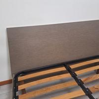 spalliera  letto  colore tabacco 