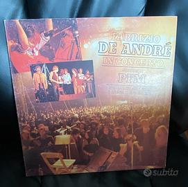 Vinile De André e Pfm live