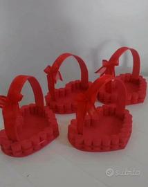 Cesto a forma di cuore