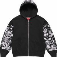 Supreme x AOI Zip Up Hooded Sweatshirt Black