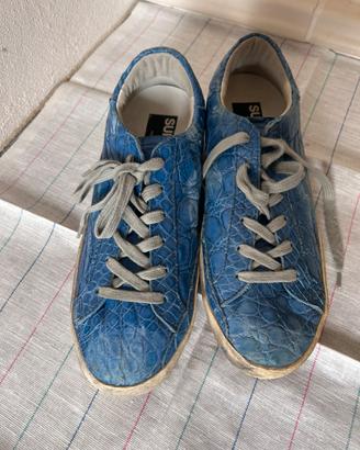 Golden Goose Superstar Blue Croco Taglia 39