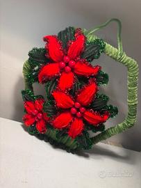 Stelle  di natale in ciniglia