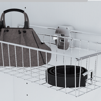 cestello estraibile appendere armadio acciaio