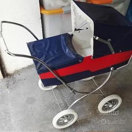 Carrozzina bambole anni 60