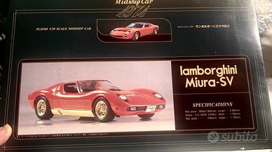 Fujimi Lamborghini Miura SV 1971  1:20 RARISSIMO