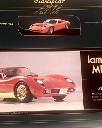 Fujimi Lamborghini Miura SV 1971  1:20 RARISSIMO