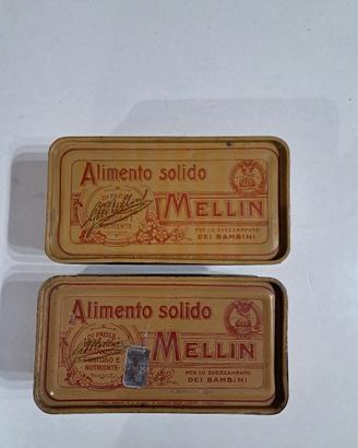 scatole in latta Mellin 