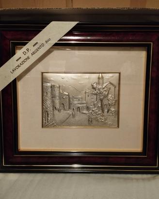 QUADRO IN ARGENTO 800