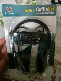 Cuffie usb con microfono 