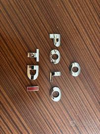 Lettere Stemma Originali "POLO" + "TDI" Volkswagen