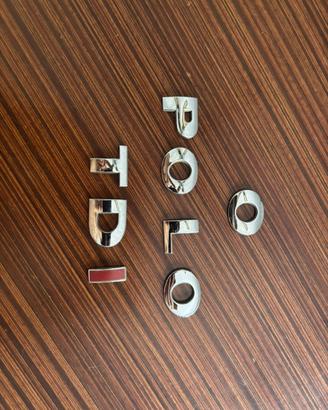 Lettere Stemma Originali "POLO" + "TDI" Volkswagen