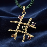 Collier Tormaline handmade oro giallo 18kt