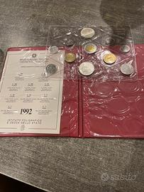 Serie Divisionale repubblica 1992 con 2 argenti