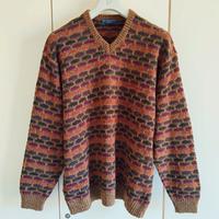 Maglione vintage '90 Bramante, fantasia multicolor