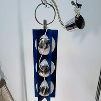 Lampada 3 bulbi vintage stile space-age