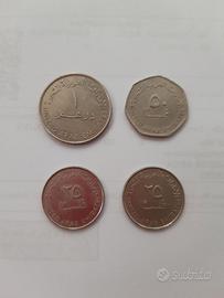 Monete Emirati Arabi Uniti 1995 e 1998 Dirham Fils