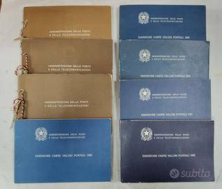 Francobolli Emissioni Carte Valori Postali 8 anni