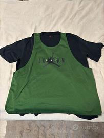 Maglia OFF-WHITE per Jordan Verde/Nero