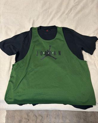 Maglia OFF-WHITE per Jordan Verde/Nero