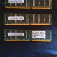 3x Samsung Ram 1Gb DDR PC3200 CL3 