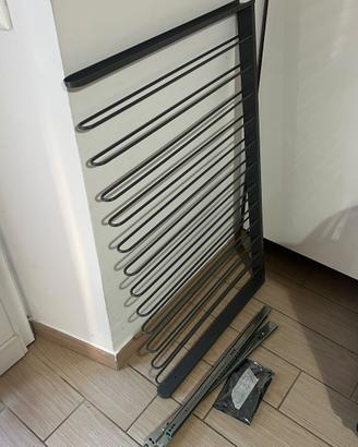 Ikea Komplement Portapantaloni colore grigio scuro