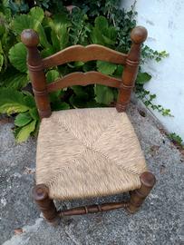 sedie rustiche