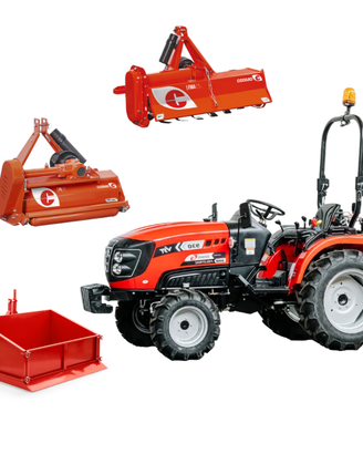 Trattorino VST 930 con attrezzi