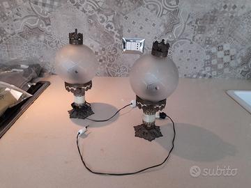 Coppia di Lampade da Tavolo Vintage