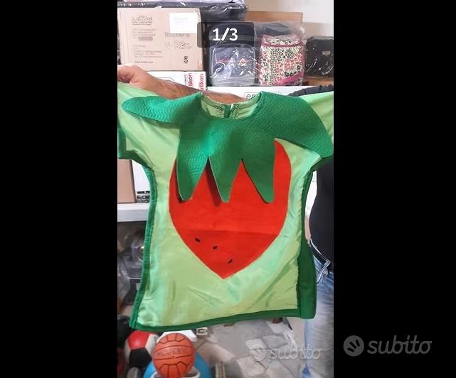 vestito carnevale fragola 6 12 mesi - Tutto per i bambini In vendita a  Latina