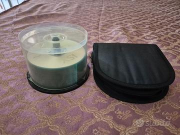 Custodia Porta CD/DVD con CD-R Printable 700MB Lot