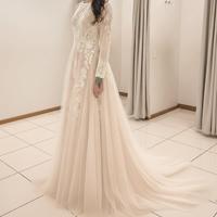 Abito sposa maniche lunghe