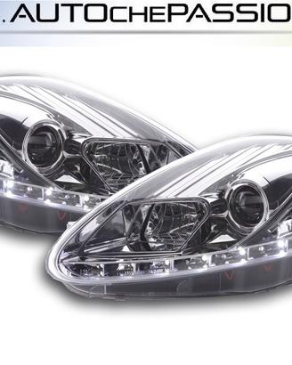 Fanali anteriori DAYLINE cromati per ABARTH FIAT G