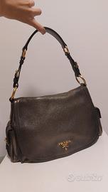 Borsa PRADA MILANO pelle color ottone