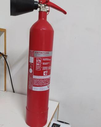 estintore da 2kg a biossido di carbonio come nuovo
