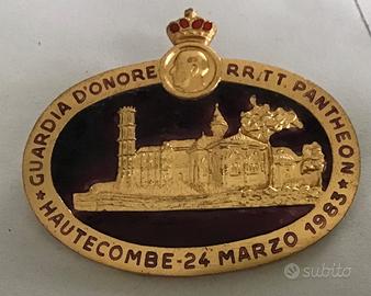 Distintivo funerale Umberto II re Phantheon