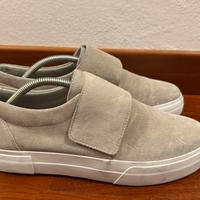 Sneakers slip-on in camoscio beige VINCE