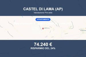 Immobile in asta di 89 m² con box auto a Castel di
