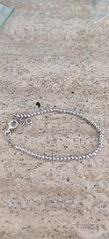  bracciale palline  in argento 925 