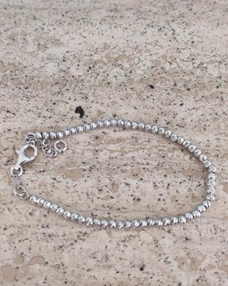  bracciale palline  in argento 925 